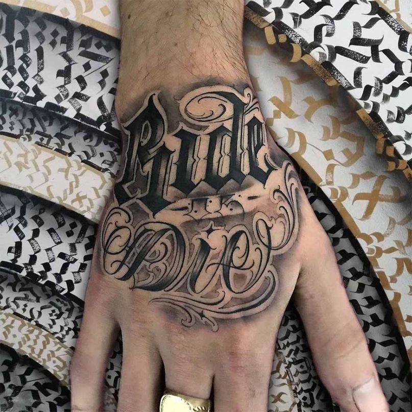 Ganesha Tattoo tattoo lethering